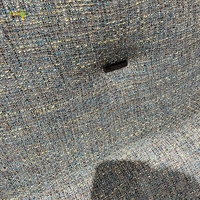 Fauteuil en tissu lin rotatif, mobilier de bureau Simple et confortable, gris, résistant, moderne, pour salon