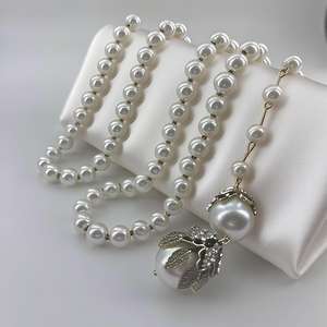 18K <b>Gold</b> Plated and Brass Zircon Embedded Design UGood Business Occasion Pearl <b>Bracelet</b> Chic Work Accessory - Product Image 4