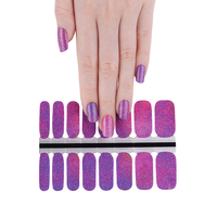 Bandes de vernis à ongles non toxiques, autocollants pour la décoration des ongles, enveloppes de manucure longue durée pour salon et usage domestique
