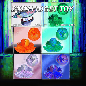 2025 mới đến 3D in bánh bóng Thần Tài Spinners cảm giác tự kỷ đồ chơi cho sự lo lắng cứu trợ bao gồm nhựa - Product Image 2