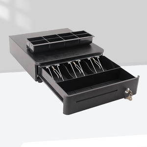 <span class=keywords><strong>Caja</strong></span> <span class=keywords><strong>Registradora</strong></span> Automática HER-330R de Acero para Punto de Venta en Restaurantes con Cajón de Dinero Pequeño RJ11 - Product Image 3