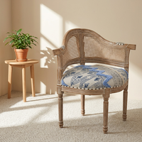 Fauteuil individuel vintage Wabi-sabi de style marocain importé d'Inde, tendance sur les réseaux sociaux, pour salon, bureau, chaise longue design pour la maison