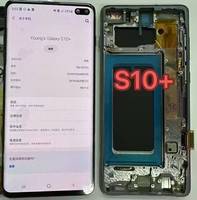 Écran LCD de haute qualité en cellule pour Samsung Galaxy S10 Plus S10+ Écran LCD Écran tactile Numériseur Assemblage de remplacement