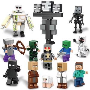 Bloques de Construcción ABS DIY My World, Juego de Mesa de <span class=keywords><strong>Golem</strong></span> de Hierro y Casa del Árbol, Juguete Educativo, Adorno de Escritorio para Cumpleaños y Navidad - Product Image 3