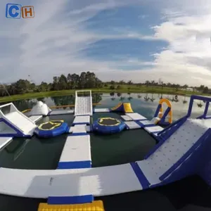 Parque inflable grande para juegos acuáticos CH a la venta, Parque Acuático inflable grande para niños y adultos