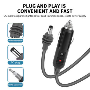 Cable de Alimentación de CC de 2 Metros para Starlink Mini, Cable de Conexión de CC a CC de Alta Velocidad de 18 AWG para Estación de Energía Portátil, RV - Product Image 3