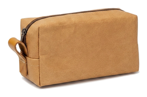 Fermeture éclair en papier kraft lavable personnalisée pour sacs de petites et grandes tailles, impression couleur logo personnalisé, vente en gros, cadeau d'entreprise, voyage - Product Image 2