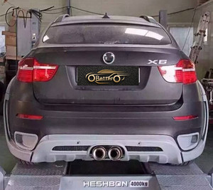 BTC nouvelle haute qualité pour <span class=keywords><strong>X6</strong></span> X6M E71 pour Style Wide Body Kit pare-chocs avant arrière 4 sorties échappement Central - Product Image 6