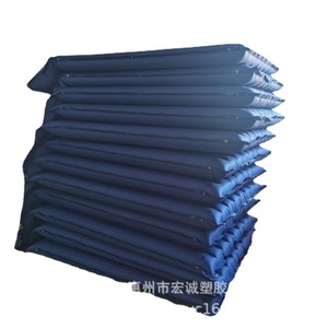 <b>Inflatable</b> Bed Dark Blue Rectangle Moisture Proof For Disaster Relief Camping Emergency Use - Product Image 5