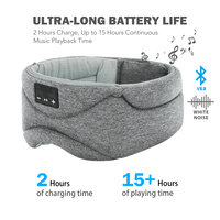 Masque de sommeil intelligent avec écouteurs intégrés et bruit blanc, masque oculaire pour dormeurs latéraux avec haut-parleurs ultra-fins, idéal pour le dropshipping