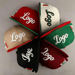 Casquette Snapback Personnalisée avec Logo, Casquette de Baseball à 6 Panneaux à Visière Plate Brodé, Casquettes Hip Hop Personnalisées, Coiffes Personnalisées pour le Streetwear - Product Image 1