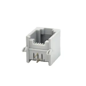 6P2C 2 Core RJ11 Jack Modular telepon