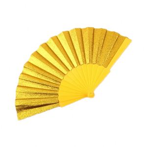 <b>Personalised</b> Folding Hand <b>Fan</b> Custom Logo for Holiday Events Party Night Performance <b>Wedding</b> Favors and Gifts - Product Image 3