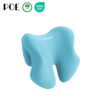 Coussin de siège et oreiller ergonomique en mousse à mémoire de forme en soie de lait pour chaise – Soutien orthopédique pour le dos et le cou, soulagement des douleurs pour le sommeil