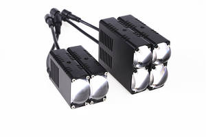 Nuevo Faro Delantero LED Mini para Automóvil Senlo T2 de 80 W y 12 V, 8000 LM, con Luces Antiniebla Dobles y Lente <span class=keywords><strong>Azul</strong></span>, Nuevo - Product Image 5