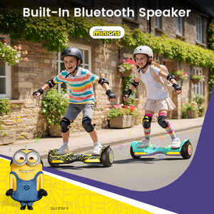 Patinetes Eléctricos Autoequilibrados GYROOR con Licencia Oficial de los Minions, Hoverboards Todoterreno de 6.5 Pulgadas para Niños y Adultos - Product Image 5