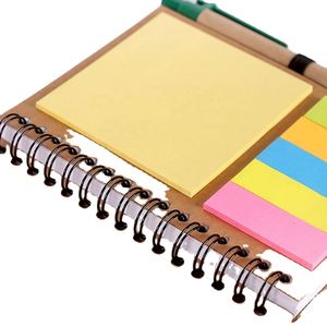 Bloc de Notas de Papel Kraft con Logotipo Personalizado, Bloc de Notas Adhesivas, Organizador, Cuaderno Espiral con Bolígrafo - Product Image 6