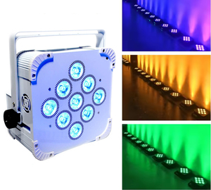 Lumière de scène LED RGBWAUV 6 en 1, contrôle sonore DMX, alimentation par batterie, lumière sans fil pour DJ, discothèque, bar, spectacle, soirée, boîte de nuit - Product Image 3