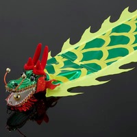 Accessoire de scène pour spectacle de danse du dragon rouge