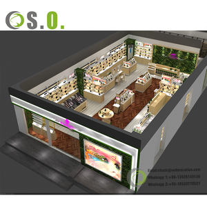 Cosméticos de renderizado 3D Diseño de interiores Tienda de maquillaje Diseño de tienda para pequeña tienda de cosméticos - Product Image 3