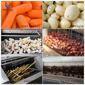 MSTP-500 Automatic <b>Brush</b> Potato Washing Peeling and Polishing Machine Potato Peeling Machine - Product Image 6