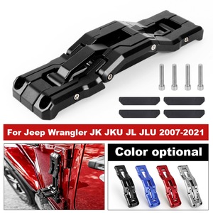 Aluminum Alloy Folding Side Steps For Jeep Wrangler JK JL 2007-2021 <b>Screw</b> Fixing Full <b>Set</b> - Product Image 2