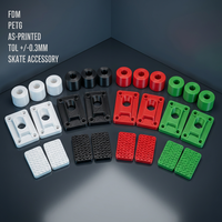 Accesorios para Patinetas Impresos en 3D con Tecnología FDM, Separadores de Ruedas de PETG, Piezas Personalizadas para Patinetas, Equipo Deportivo OEM