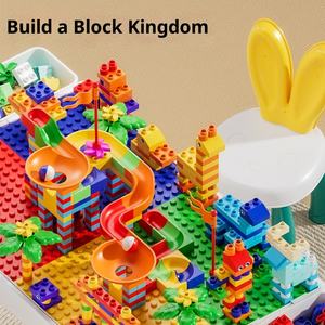 儿童多功能积木桌宝宝早教学习5-7岁益智拼装玩具 - Product Image 4