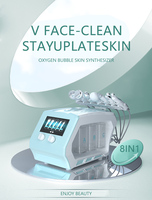 Best-seller SKYWARD Système de beauté à oxygène 8 en 1 avec plusieurs applicateurs pour les yeux et le corps Prise AU
