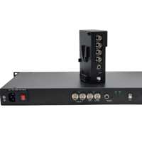 Système de transmission de signaux de caméra EFP 4K, convertisseur vidéo fibre 12G SDI, télécommande CCU, connecteur fibre SMPTE
