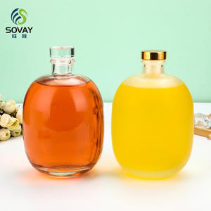 Bouteilles <span class=keywords><strong>en</strong></span> verre vides <span class=keywords><strong>de</strong></span> 100 ml, 250 ml, 500 ml avec bouchon pour vin, whisky, vodka, gin, <span class=keywords><strong>rhum</strong></span>, jus, spiritueux - Product Image 1