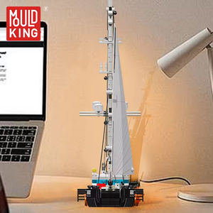 Mould King 10194, Bloques de Construcción de Velero Moderno, El Gaviota, Juguetes Creativos, Equipo de los Emiratos Árabes Unidos, Nueva Zelanda, AC75, Yate, Bloques de Construcción de Barco - Product Image 5