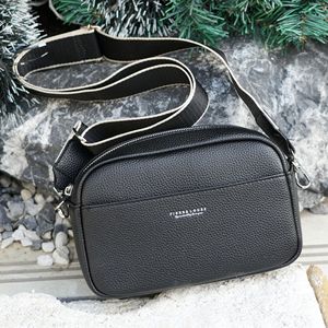 Sac bandoulière minimaliste style coréen, motif litchi, fermeture éclair, sac messager décontracté pour femme, printemps 2025 - Product Image 4