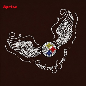 โลโก้พิตส์เบิร์ก สตีลเลอร์ส แบบความละเอียดสูง ประดับด้วยคริสตัลแบบติดร้อน สำหรับผ้าโพลีเอสเตอร์และผ้าฝ้าย - Product Image 3