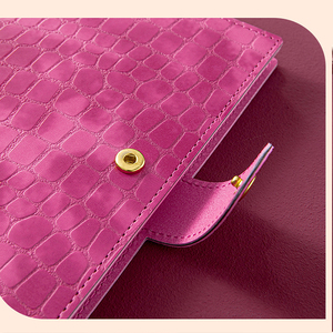 Libro de colección de portatarjetas con bolsillos de PP transparentes con estampado de cocodrilo para suministros escolares y de oficina - Product Image 5