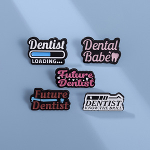 Broche insigne de <span class=keywords><strong>docteur</strong></span> manquante pour soins des dents, sac mignon de dentiste, accessoires vestimentaires pour enfant, sac d'étudiant, nouveauté créative - Product Image 5
