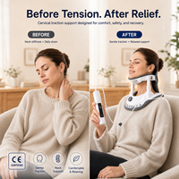 Appareil de décompression cervicale électrique certifié CE BOAN avec batterie intégrée, système de traction cervicale de classe I pour la rééducation