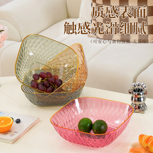 Fruit Platter Water Texture Thickened Eco Friendly For Home Living Room Coffee Table Luxury Retro Style - Product Image 2