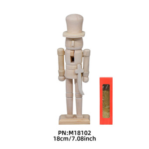 كسارة بندق خشبية غير مكتملة الارتفاع 18-unfined Machete جندي تصنعها بنفسك - Product Image 4