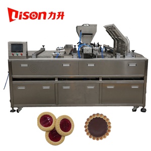 Cao sản xuất sô cô la điền <span class=keywords><strong>Biscuit</strong></span> máy tự động vòi phun Cookie depositor máy - Product Image 2