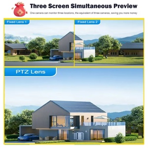 Caméras de sécurité V380Pro 12MP avec zoom 10X, 4G, triple objectif, solaires, extérieures, IP PTZ, suivi IA, CCTV, autonomie ultra-longue - Product Image 5