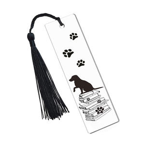Meilleurs cadeaux Creative Pet Dog Tassel Tassel Signet Acrylique Couleur Impression Signet - Product Image 1