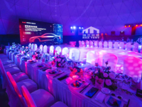 Tente RAX 20m Grande tente géodésique pour événements Vente chaude à Guangzhou