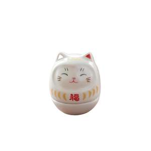 Poupées de style japonais Lande Daruma, <span class=keywords><strong>Maneki</strong></span> <span class=keywords><strong>Neko</strong></span>, ameublement de maison décoratif en céramique - Product Image 5