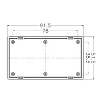 Projet électrique Batterie Plastique Boîtier Fabricant Personnalisation Conception Petits boîtiers de batterie électronique ABS Cas