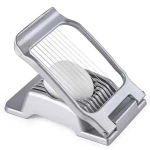 Kitchen Tools Handheld Metal Egg Cutter Stainless Steel Wire Egg Slicer For Hard Boiled Eggs