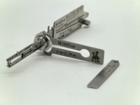 Herramienta Universal 2 en 1 para Abrir Cerraduras de Autos y Reparar Cerraduras Dentadas - Aleación HU162T(10) Hecho en China
