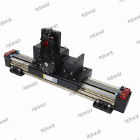 Guide de levage et de descente du module de courroie synchrone Mjunit, guidage de glissière robuste, glissière à grande vitesse d'entraînement de servomoteur 750w