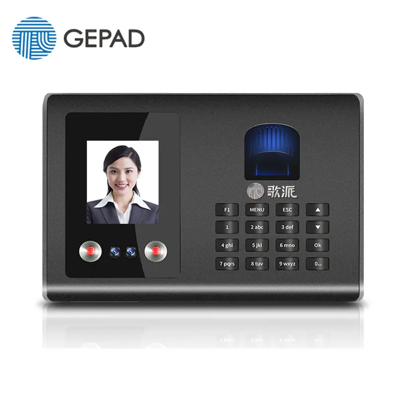 Система прямого распознавания лица с завода GEPAD, биометрическая система RMQ-331 времени посещения, биометрическая посещаемость времени