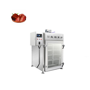 เครื่องรมควันเนื้อไฟฟ้าขนาด 50 กก./ชุด สำหรับไส้กรอกและเบคอน พร้อมฟังก์ชั่นอบไอน้ำ อบแห้ง และรมควัน - Product Image 3